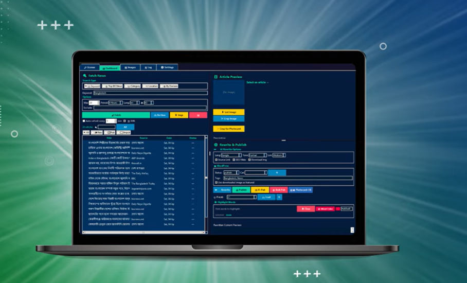 NewsPro : News Publishing Automation Software